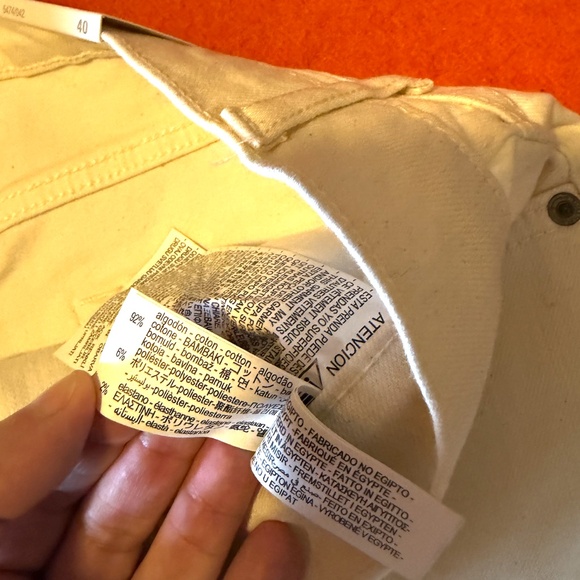 Zara oyster white high rise bootcut cropped jeans NWT - Picture 9 of 12